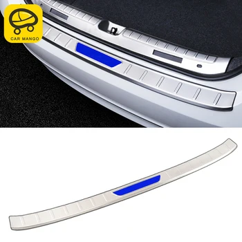 

CARMANGO For VW Volkswagen Arteon 2019 Car Styling Rear Trunk Bumper Fender Protector Pad Cover Frame Trim Sticker Accessories