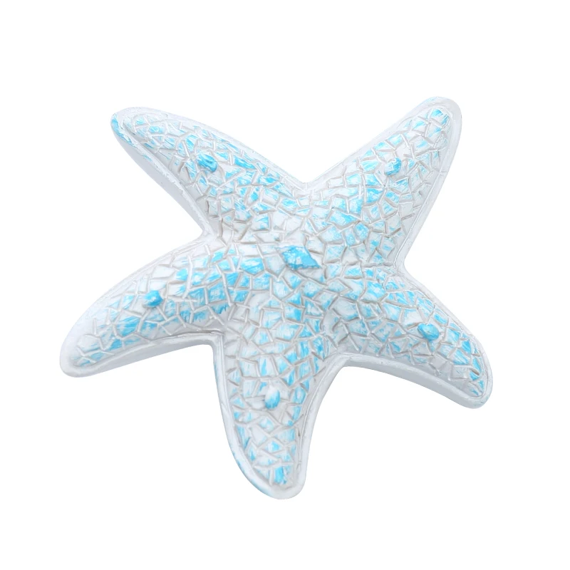 Sky blue starfish Завязки для штор простые современные маленькие морские звезды ракушка форма занавес Пряжка крюк аксессуары занавес плетеные ремни одна пара - Цвет: Sky blue starfish