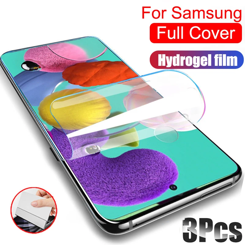 Защитная пленка для экрана с гидрогелем Samsung Galaxy S20 S10 S9 S8 Plus Note 20 10 Ultra 8 9 S7