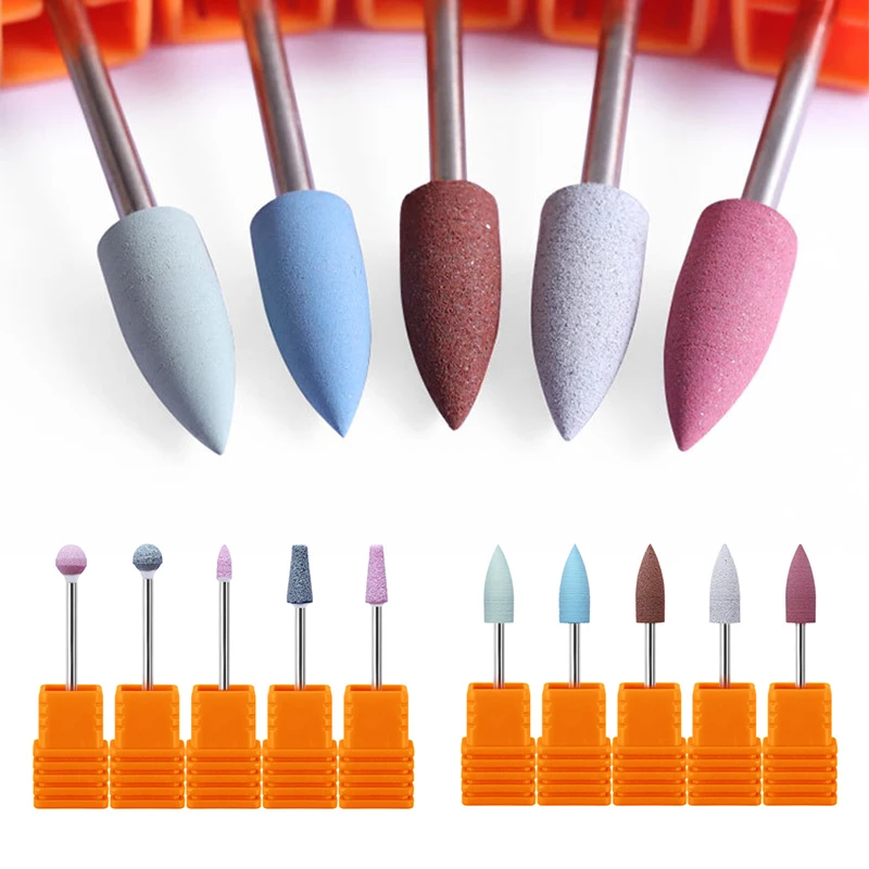 Milling Cutter For Manicure Silicone Nail Art 1pcs Drill Bits Polishing Machine Electric File Tools | Красота и здоровье