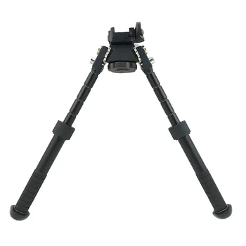 

Tactical 6 - 9 Inches Bipod 360 degrees Adjustable Precision Bipod With QD Mount For Rifle Hunting Full Aluminum Construction