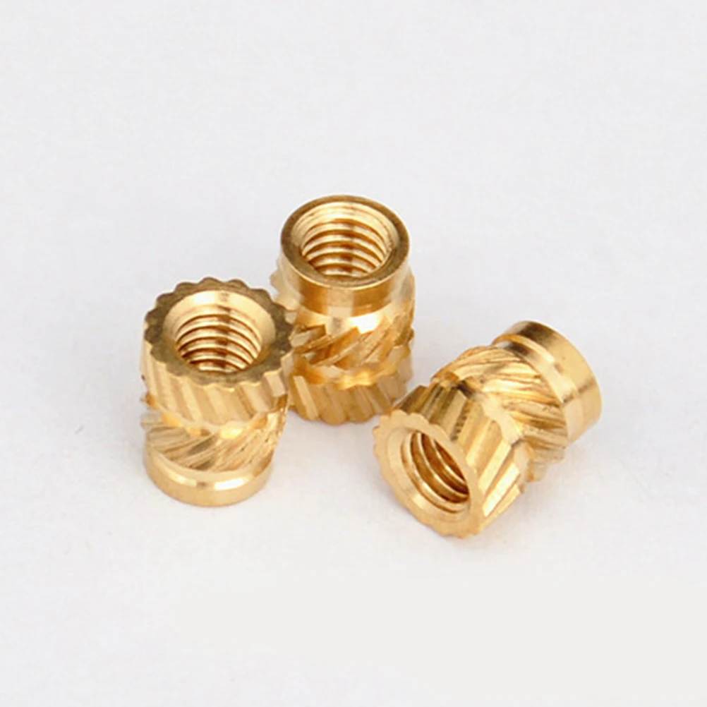 100pcs M3 Thread Knurled Brass Threaded Heat Set Heat Resistant Insert Embedment Nut 3D Printer Voron 2.4 M3x5x4 Brass Heat Insert Nut Brass Hot Melt Insert Nut Brass Heat Insert Nuts Threaded Insert Nut Brass Insert Nut Insert Nut Hot Melt Insert Nut