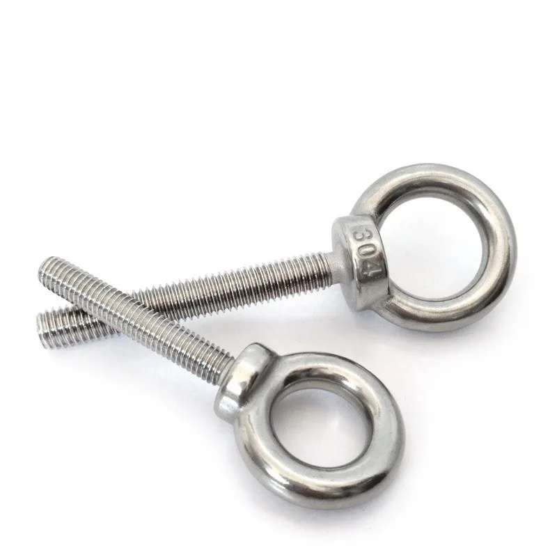 5PCS M8 M10 M12 M16 M20 M24 A4 Stainless Steel 316 Lifting Eye Bolts Male Marine Screws | Обустройство дома