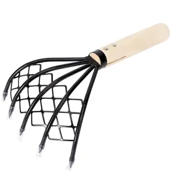 

1pc Net Rake Seafood Dragging Tool Seafood Digging Rake For Seafood