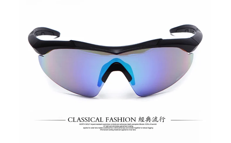 Indepman Riding Outdoor Glasses Myopia Sun Glasses Sports Goggles Cycling Glasses 0089 Partial