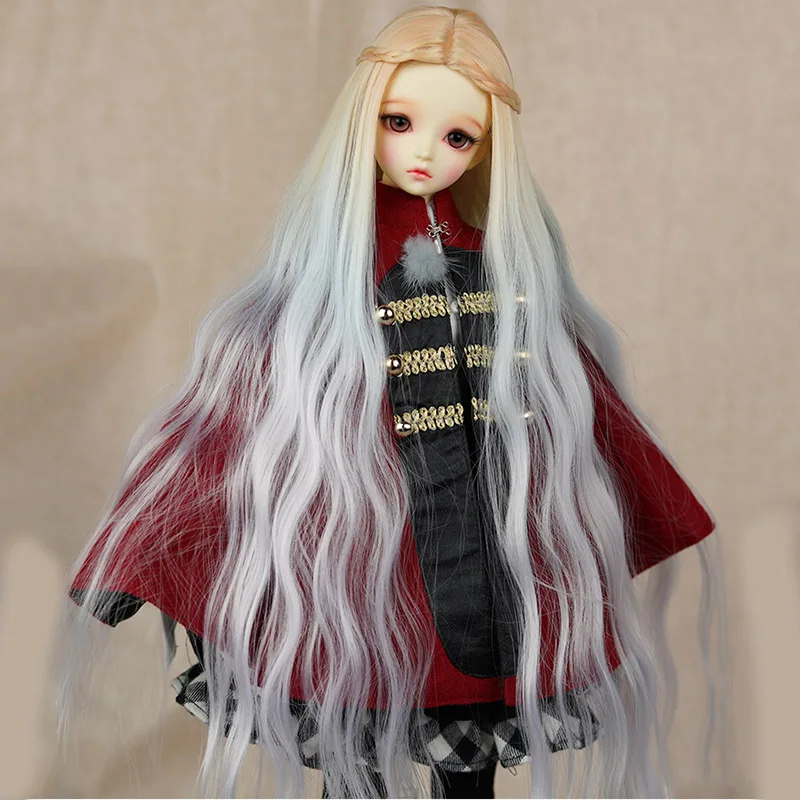 Allaosify bjd 1/3 1/4 кукла плавное изменение Вязание волос ручной парик кукла аксессуары - Цвет: 3