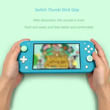 

Suitable For Switch Rocker Protective Cap for Switch Lite Silicone Protective Cap Animal Forest Blue Leaf 4PCS G