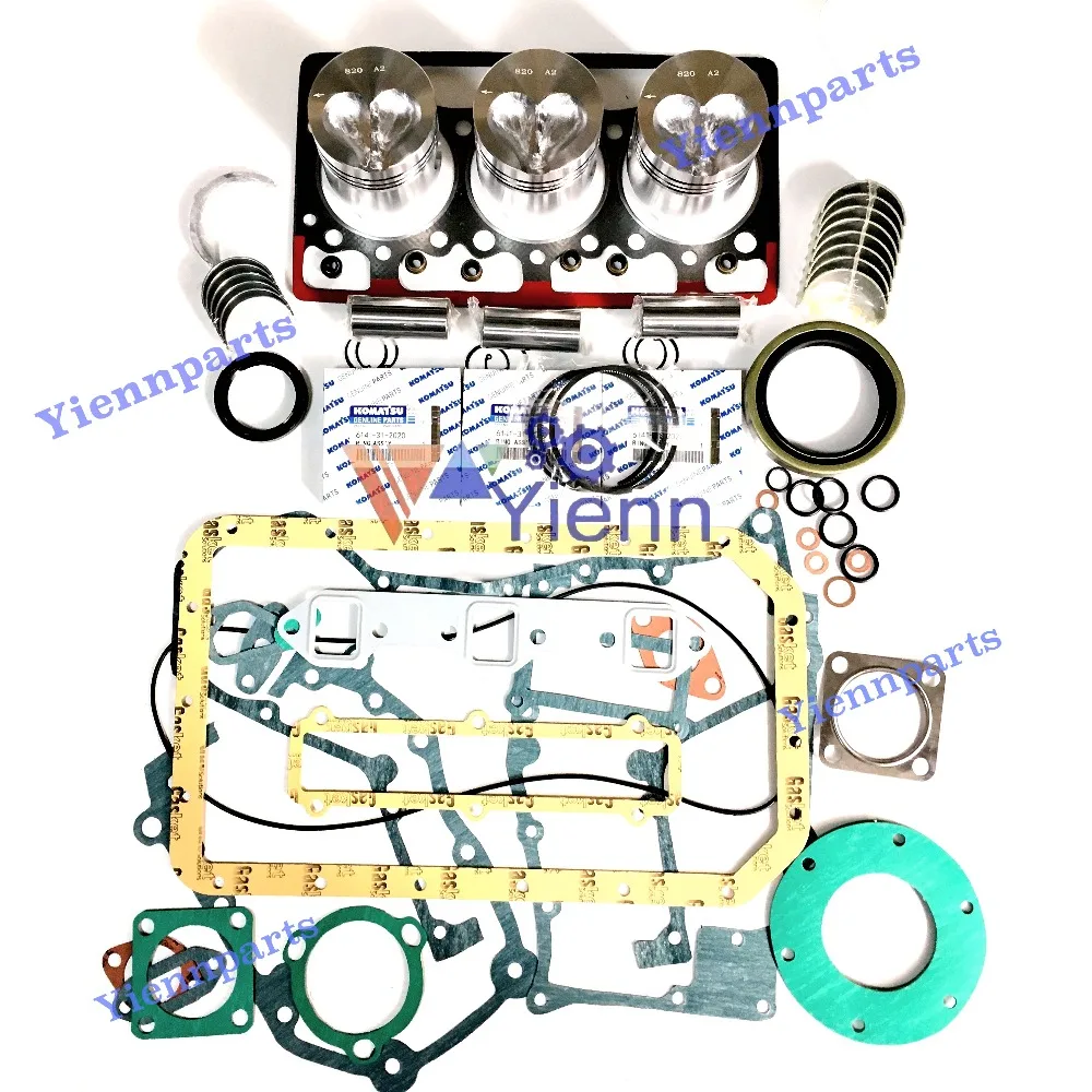 KOMATSU 3D94 Overhaul Rebuild Kit without Liner