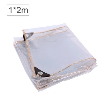

Foldable Garden Plant Rain Protection Anti-UV Outdoor Tarp Tarpaulin Accessories Greenhouse Balcony Transparent PVC Waterproof