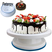 10 дюймов Высокое качество торт стенд ремесло платформа поворотного стола кекс поворотная пластина Вращающийся торт выпечки украшения инструменты