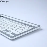 מחשב נייד Bluetooth מקלדת אלחוטית עם טלפון / Tablet Stand מחזיק עבור Tablet / מחשב נייד / טלפון חכם / PAD, תמיכה ב- Mac / iOS / Windows / Android (4)