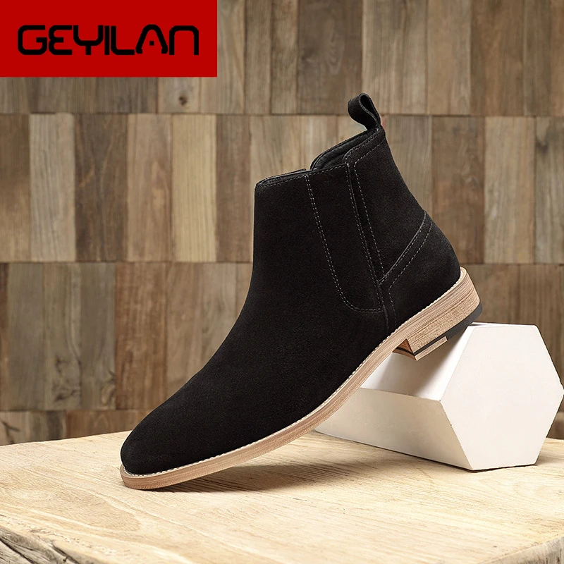 

Chelsea Boots Men Winter Shoes Men Desert Boots Genuine Leather Boots Men Botas Nieve Hombre Zapatos De Hombre De Vestir Formal