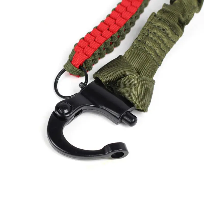Carabiner Lanyard Retractable Safety Rope Rock Climbing Fall Prevention Safety Rope Elastic Climbing Tool Outdoor Sports Tool