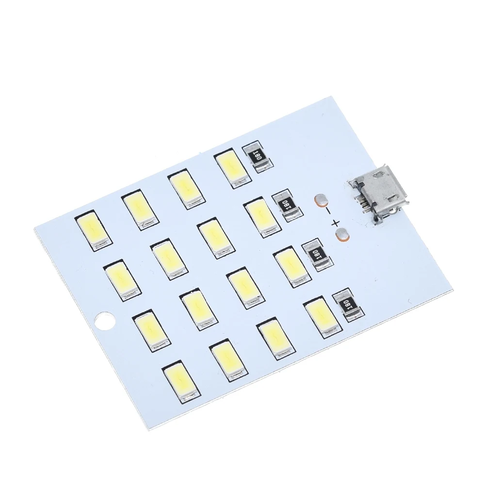 1 шт. высокого качества 5730 smd 5V 430mA ~ 470mA белый Mirco Usb светодиодный светильник ing