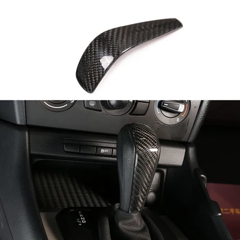 

Real Carbon Fiber Gear Shift Knob Head Cover Trim for BMW E90 E92 E93 E87 3 Series 2005-2012 Car Accessories