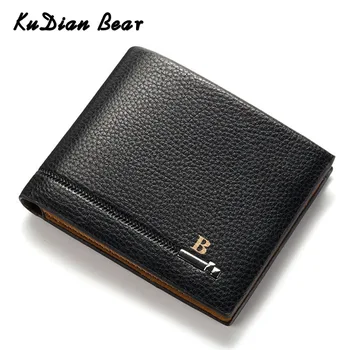 

XXXXX PU Leather Men Wallet Short Brand Designer Slim Wallet Men Card Holder Korean Bilfold Clamps for Money BID165 PM49