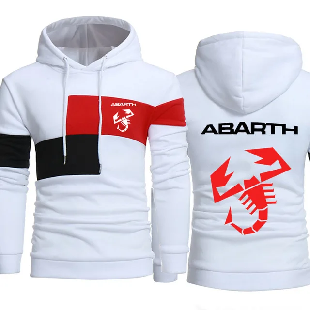 Толстовки для мужчин автомобиль ABARTH логотип принт Толстовка весна осень мужская повседневная толстовка хип хоп harajuku модная Толстовка флисовый спортивный костюм Y