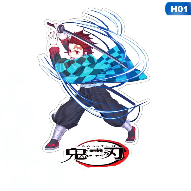 6,5 см, японское аниме, истребитель демона, Kimetsu No Yaiba, фигурка камадо, ПВХ, фигурка, модель воина, фигурки, игрушки, подарки - Цвет: H01