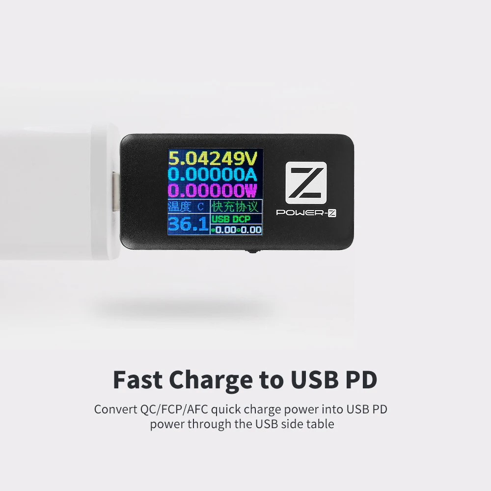 Зарядное устройство LAB power-Z PD тестер USB зарядное устройство измеритель напряжения тока power Bank детектор FL001 SUPER