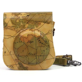 

Premium PU Leather Protective Case Bag Cover with Adjustable Shoulder Strap for Fujifilm Instax Mini 25 26 Instant Film Camera