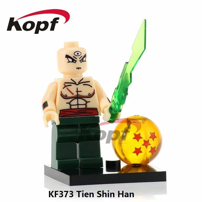 20 шт. PG1461 Dragon Ball Goku Black Nappa Son Goku Burdock Torankusu Android 18 строительные блоки куклы кирпичики для детей игрушки - Цвет: KF373 20Pcs No Box