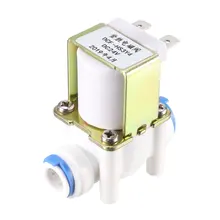 Uxcell G3/" Соленоидный клапан для воды DC 24V NC нормально закрытый быстроразъемный впускные клапаны