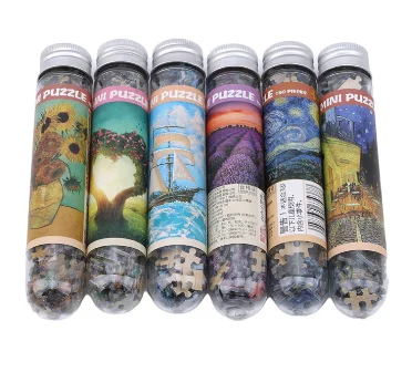 Мини головоломка для детей тест труба красивый пейзаж креативные игрушки