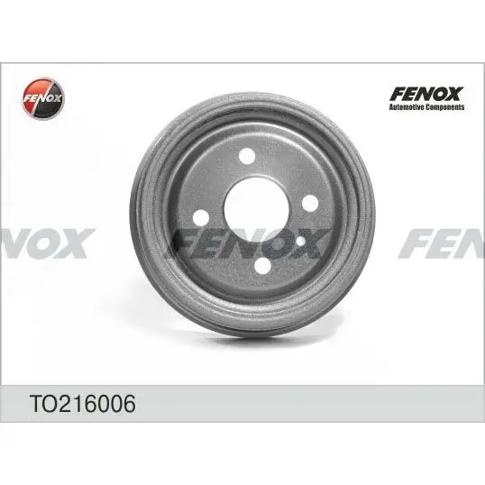 Барабан тормозной Opel Astra/Kadett 1.2 1.7D 84 FENOX TO216006|Стояночный тормоз| |