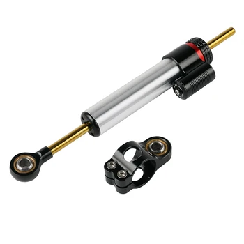 

Motorcycles Steering Damper Kit For Most Sports Street Bike 6063-T6 Billet Aluminum For Universal