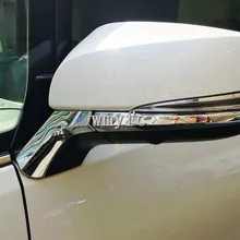 Для Toyota Alphard Vellfire 30-2019Car зеркало заднего вида отделка крышки наклейки блестки наружные украшения полосы Acces