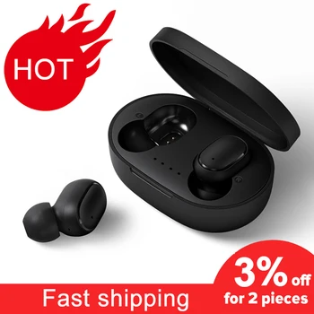 

A6S TWS Bluetooth Earphone PK Redmi Airdots Wireless Bluetooth 5.0 Hifi Gaming Headsets Airbuds Earbud For Iphone Xiaomi Samsung