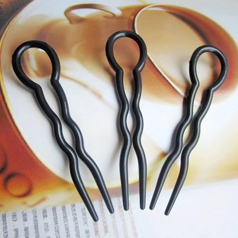 New Fashion 3 Pcs Ladies Hair Pins U Shape Wave Useful Bobby Pin Barrette Hair Clips hot sale