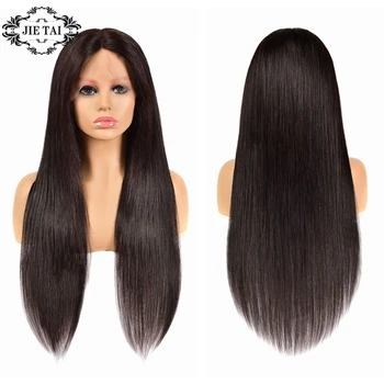 

Straight 13*1 T Part Lace Wigs Human Hair wigs For Black Woman 180% Density Indian Remy 100% Human Hair Wig Natural Color
