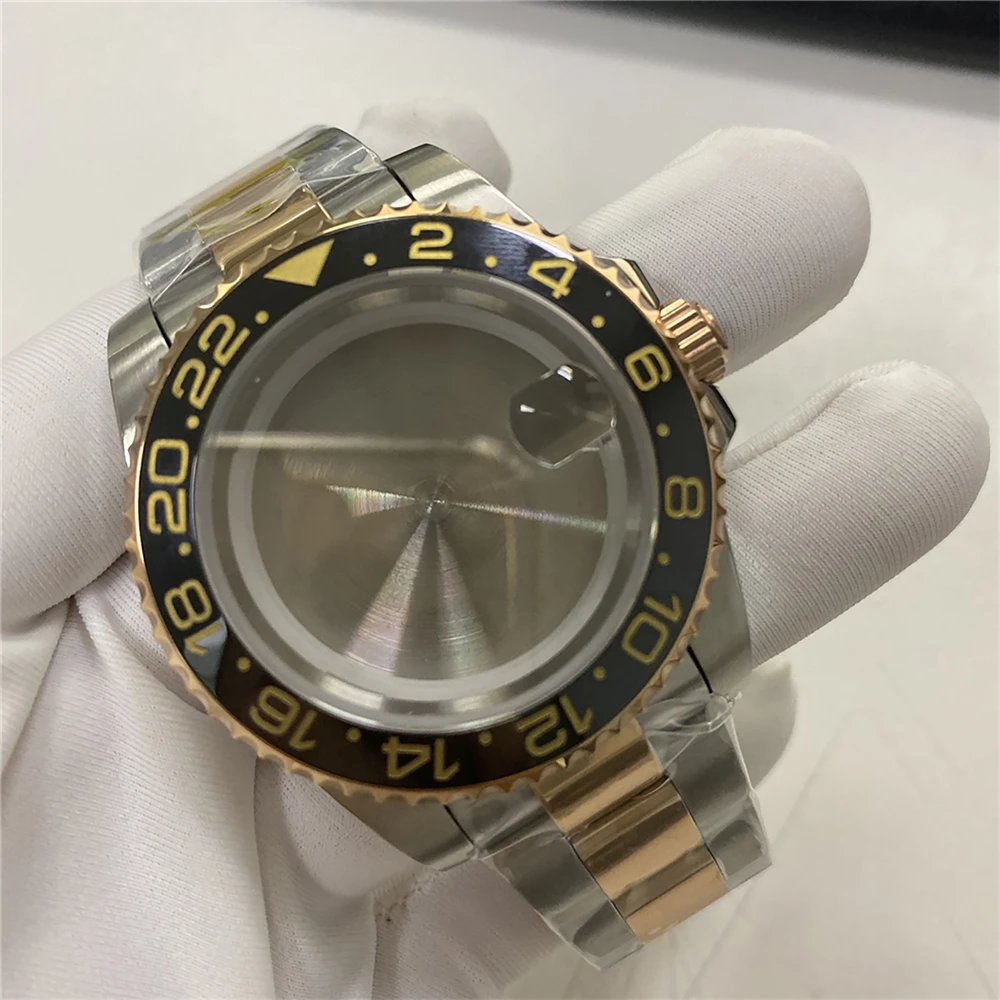Caixa de relógio inoxidável com pulseira peças