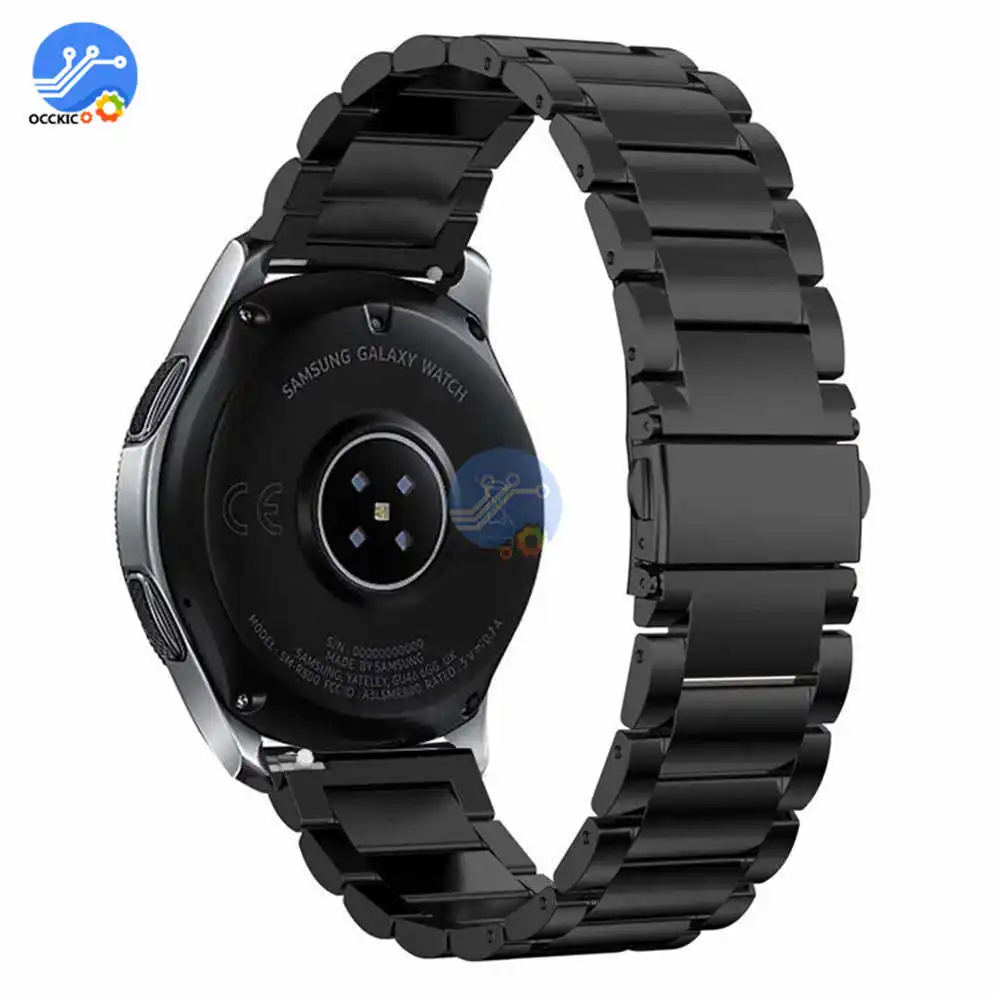 46 мм браслет из нержавеющей стали для samsung Galaxy Watch 46 мм Классический ремешок для часов Ремешок умный ремень шестерни