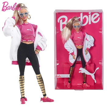 

Original Barbie Doll Sport Limited Collection 22 Joints Move Fashionable Style Toys For Girl Birthday Gift Boneca American Dolls