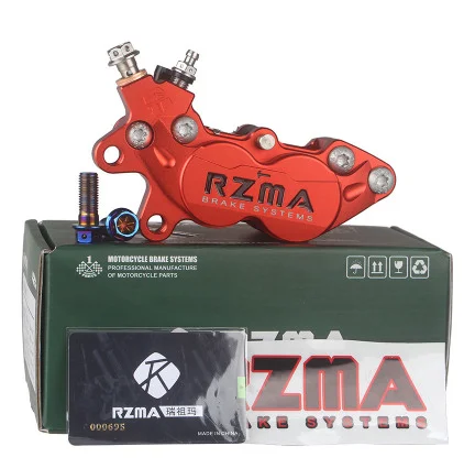RZMA Rezuma тормозной суппорт m430 большой до четырех тормозной насос с ЧПУ большой Абалон Электрический Мотоцикл аксессуары - Цвет: Зеленый