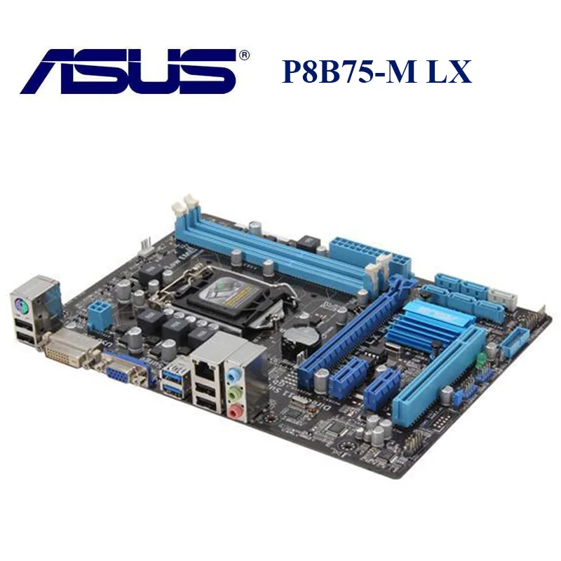Материнская плата Asus материнская для настольного ПК с разъемом B75 Intel i5 G3470 LGA 1155 i3