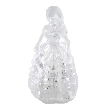 

Toys Colorful Gradient Princess Acrylic Crystal Night Light Doll Gift