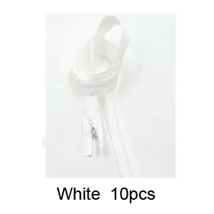 Класс AAA 3#20 шт закрытые невидимые молнии 28 см для подушки, платья, 60 см DIY Швейные наборы Аксессуары молнии 40 см - Цвет: DG001-White