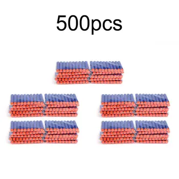 

500/200/100 PCS Safe Foam Bullet EVA Soft Bullet Solid Bullet Darts For Nerf N-Strike Elite Series Blasters for Toy Gun