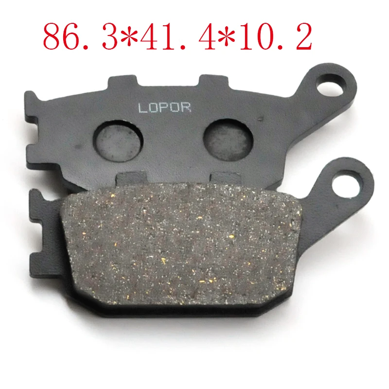 Задние тормозные колодки Motorcy для Honda NSS250 Jazz CB400 Super Four CBR400F CBF500 CB600F Hornet CB600S CBF600N CBR600F