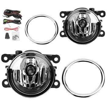 

For 12-15 Honda Pilot Clear Fog Lights Lamps with Bulbs + Switch + Wiring + Relay