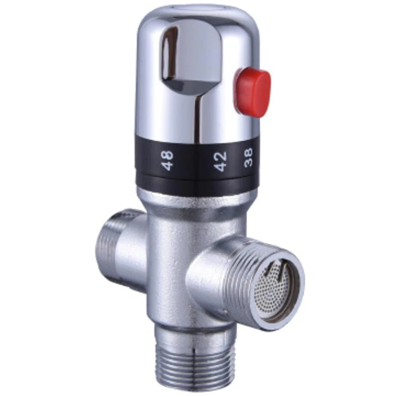 6 Points Copper Pipe Thermostatic Faucet Mixing Valve Bathroom Water Temperature Control Cartridge | Обустройство дома