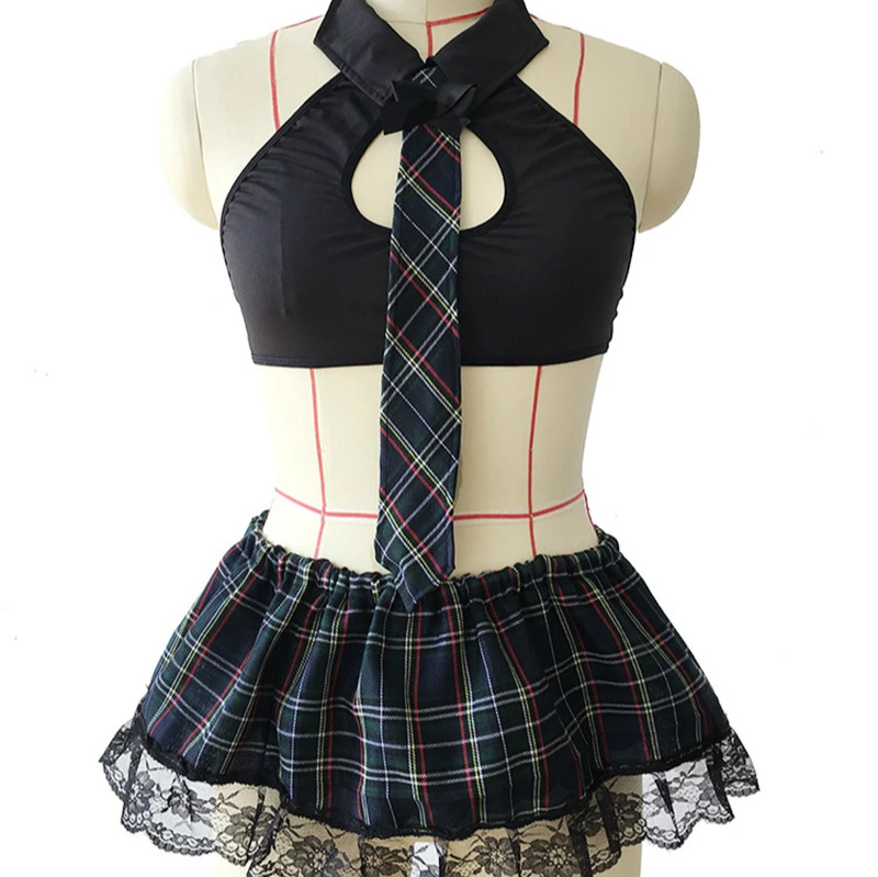 5XL женское сексуальное нижнее белье школьница школьницы косплей униформа
