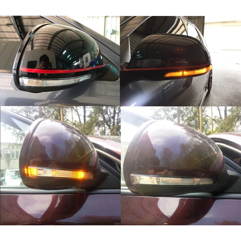 Зеркало заднего вида указатель поворота для Skoda Octavia SUPERB 2009 2010 2011-2013 светодиодный индикатор мигалка ретранслятор зеркало сигнальная лампа