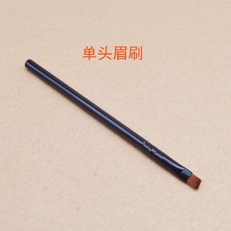 Factory Currently Available Oblique Double Headed Eyebrow Brush Eyelash Curler Spiral Brush Double-ended Makeup Brush Beauty Too