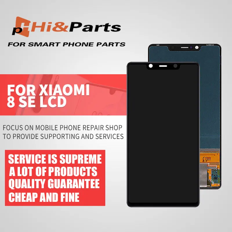 5.88&quot Display For Xiaomi Mi8 SE Mi 8 MI8SE LCD Screen Touch Digitizer No Frame 8SE | Запчасти для телефонов