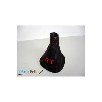 

Fiat Punto GT Turbo black genuine leather shift lever cap + embroidery