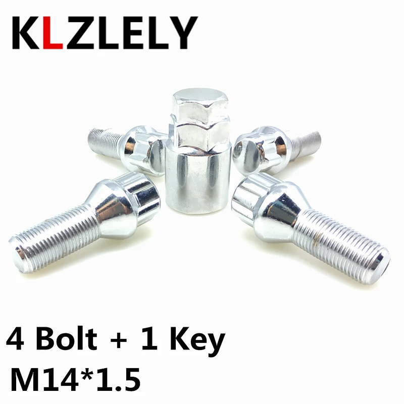 1 SET M14 1.5 Wheel Lock Bolt Tires Antitheft Screws Nut For BMW E65